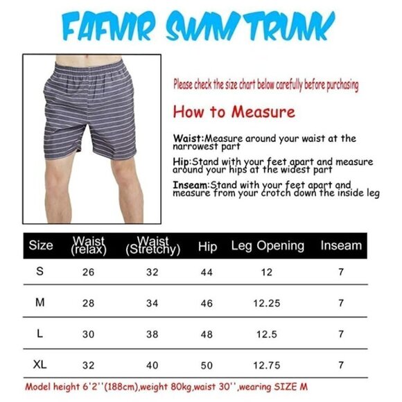 FAFNIR Men's Small Trunks Swim Suit Quick Dry Boardshorts Beach Shorts Gray Camo - Picture 3 of 4